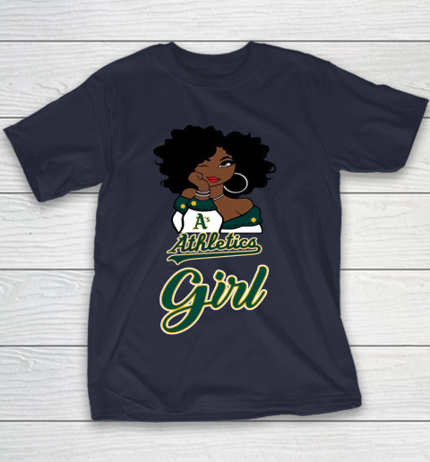 Oakland Athleticss Girl MLB Youth T-Shirt 4