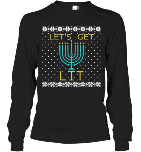 lets get lit christmas sweater