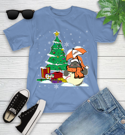 San Francisco Giants MLB Baseball Cute Tonari No Totoro Christmas Sports Youth T-Shirt 15
