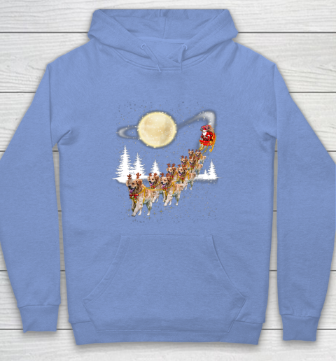 Golden Retriever Reindeer Christmas Hoodie 8