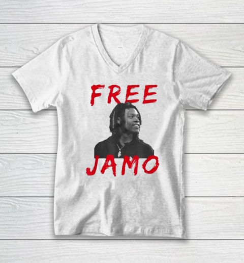 Free Jamo Shirt Support Jameson Williams V-Neck T-Shirt