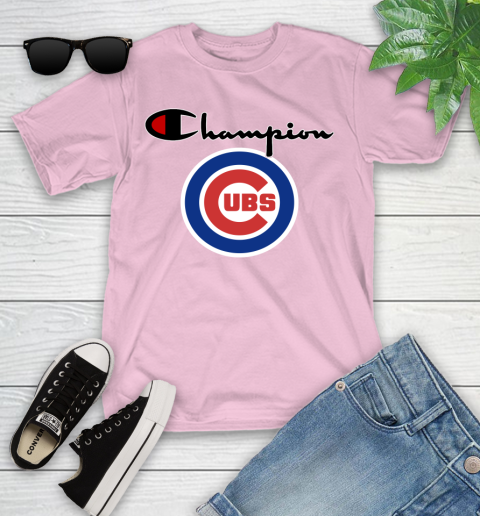 MLB Baseball Chicago Cubs Champion Shirt Youth T-Shirt 7