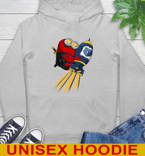 NBA Basketball Memphis Grizzlies Deadpool Minion Marvel Shirt Hoodie 6