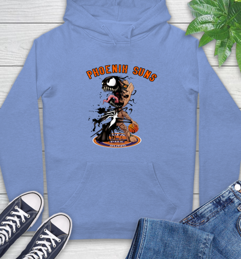 NBA Phoenix Suns Basketball Venom Groot Guardians Of The Galaxy Hoodie 11