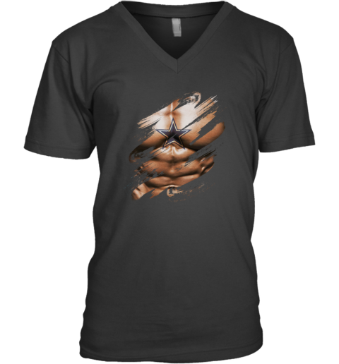 Ripped Muscles, six pack, chest T-shirt' Men's Longsleeve Shirt