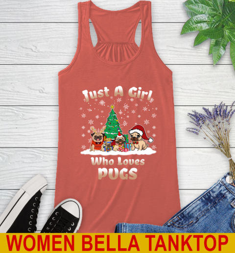 Christmas Just a girl who love pugs dog pet lover 39
