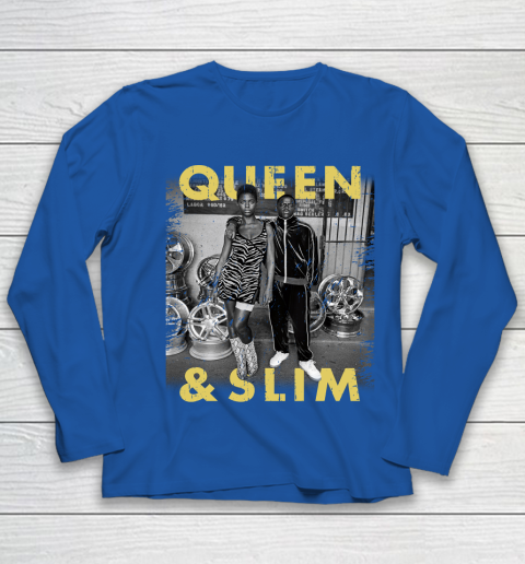 Queen and Slim Poster Youth Long Sleeve 7