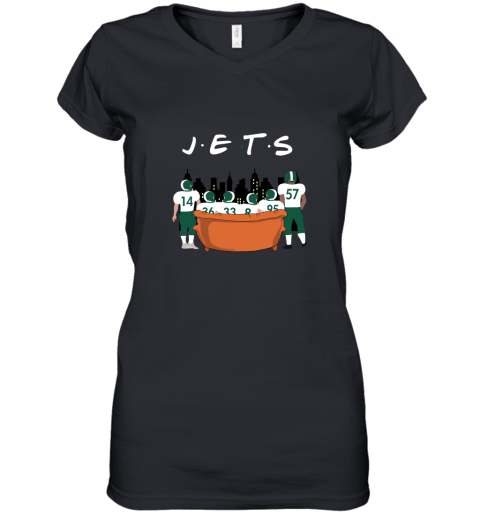 The New York Jets Together F.R.I.E.N.D.S NFL Women's V-Neck T-Shirt