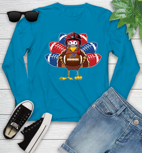 Buffalo Bills Turkey Thanksgiving Day Youth Long Sleeve 7