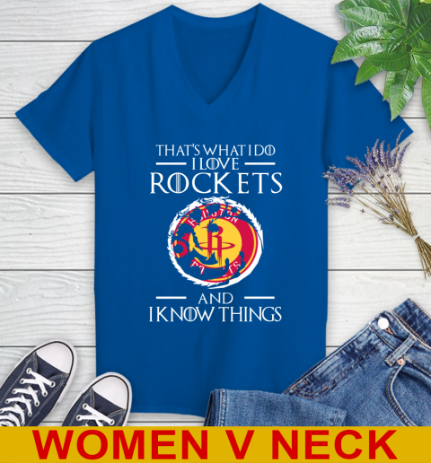 Houston Rockets NBA Basketball That's What I Do I Love My Team And I Know Things Game Of Thrones 81