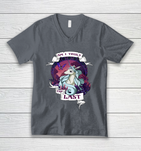 I am truly the last unicorn V-Neck T-Shirt 4