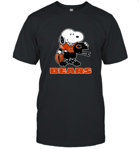 Snoopy A Strong And Proud Chicago Bears Player NFL Unisex Jersey Tee