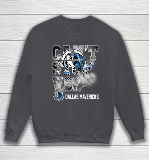 NBA Dallas Mavericks Basketball Can't Stop Vs Sweatshirt 4