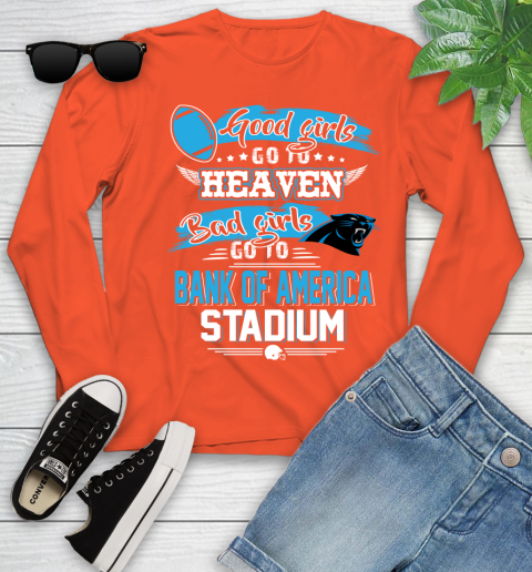 Carolina Panthers NFL Bad Girls Go To Bank of America Stadium Shirt Youth Long Sleeve 3