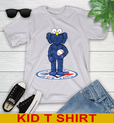MLB Baseball Toronto Blue Jays Kaws Bff Blue Figure Shirt Youth T-Shirt 5