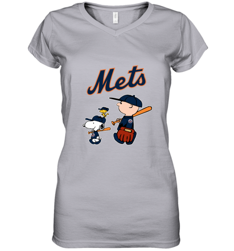 MLB New York Mets Snoopy Grey Baseball Jersey