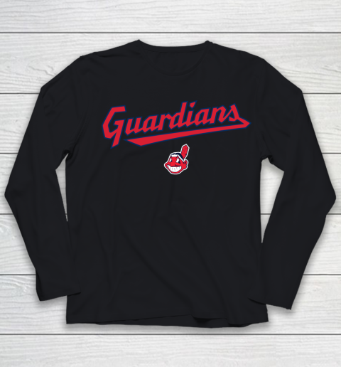 Cleveland Guardians t shirt  Cleveland Indians Youth Long Sleeve