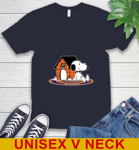 NBA Basketball Phoenix Suns Snoopy The Peanuts Movie Shirt V-Neck T-Shirt 3