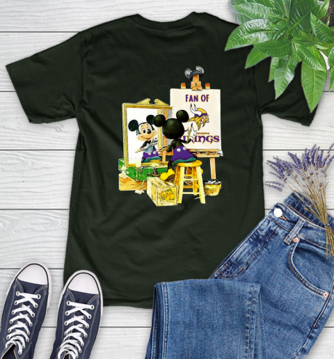 NFL Football Minnesota Vikings Mickey Drawing Shirt 86