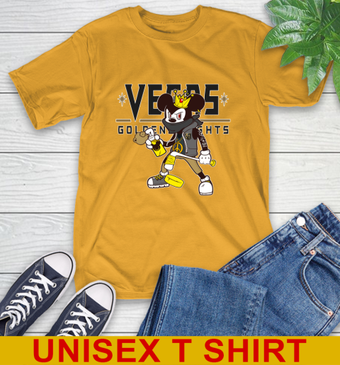 Vegas Golden Knights NHL Hockey Mickey Peace Sign Sports T-Shirt 3