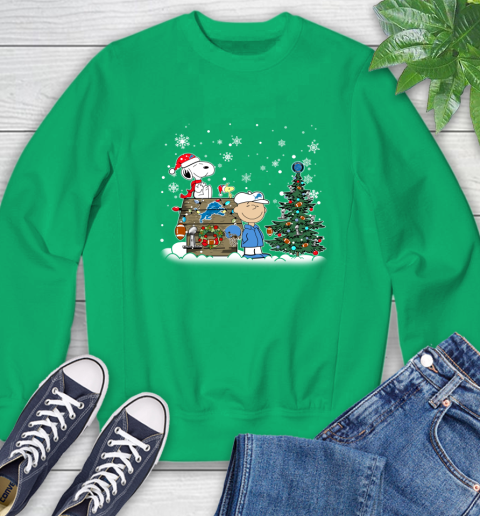 NFL Detroit Lions Snoopy Charlie Brown Christmas Football Super Bowl Sports Sweatshirt 7