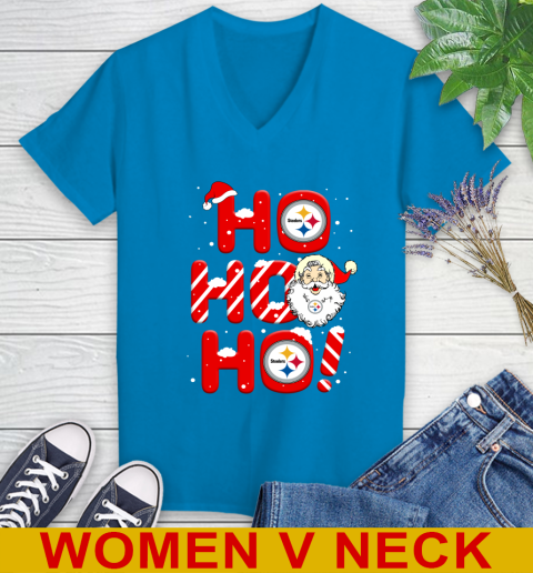 Merry Christmas Santa Claus Football Pittsburgh-Steeler T-Shirt