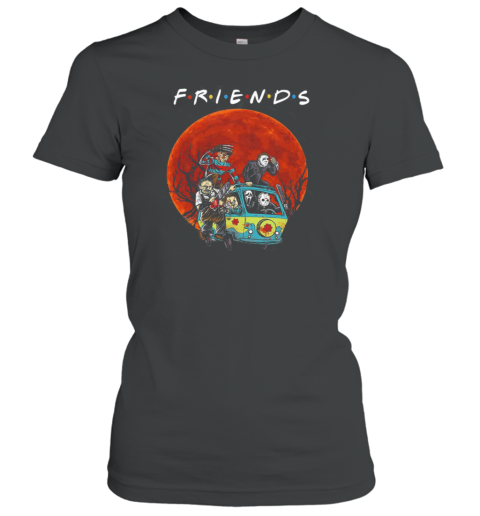 Halloween Horror Characters Friends Women's T-Shirt