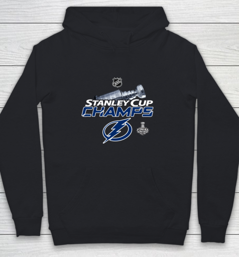 Stanley Cup Champions NHL Tampa Bay Lightning 2020 Stanley Cup Youth Hoodie