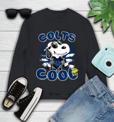 NFL Football Indianapolis Colts Cool Snoopy Shirt Youth Sweatshirt