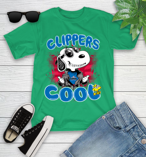 NBA Basketball LA Clippers Cool Snoopy Shirt Youth T-Shirt 7
