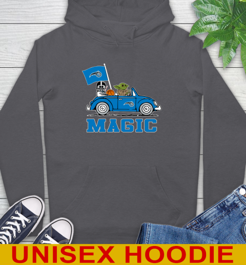 NBA Basketball Orlando Magic Darth Vader Baby Yoda Driving Star Wars Shirt Hoodie 7