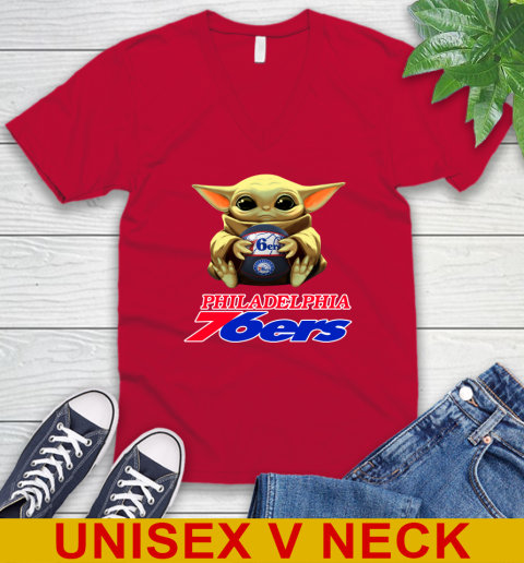 NBA Basketball Philadelphia 76ers Star Wars Baby Yoda Shirt 55