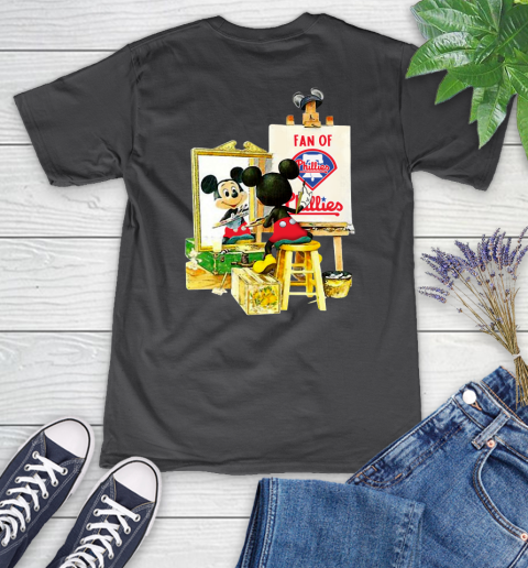 MLB Baseball Philadelphia Phillies Mickey Drawing Shirt 77