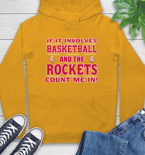 NBA If It Involves Basketball And Houston Rockets Count Me In Sports Hoodie 3