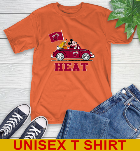 NBA Basketball Miami Heat Pluto Mickey Driving Disney Shirt T-Shirt 5