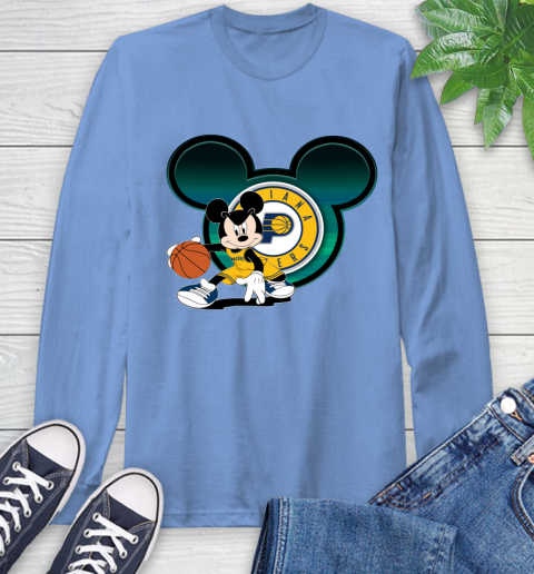NBA Indiana Pacers Mickey Mouse Disney Basketball Long Sleeve T-Shirt 11
