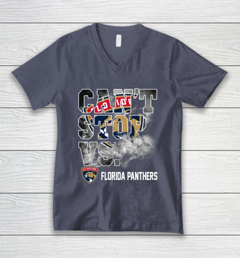 NHL Florida Panthers Hockey Can't Stop Vs V-Neck T-Shirt 7