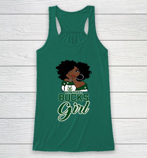 Milwaukee Bucks Girl NBA Racerback Tank 6