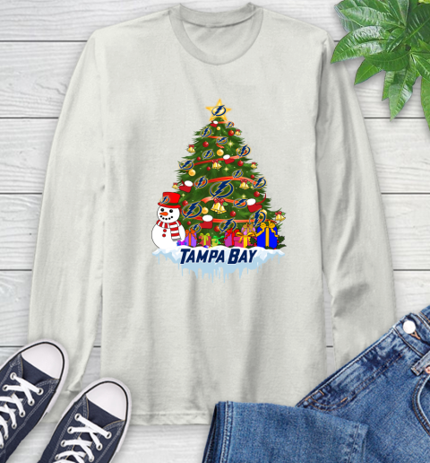 Tampa Bay Lightning Merry Christmas NHL Hockey Sports Long Sleeve T-Shirt 12