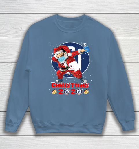 San Diego Padres Funny Santa Claus Dabbing Christmas 2020 MLB Sweatshirt 6
