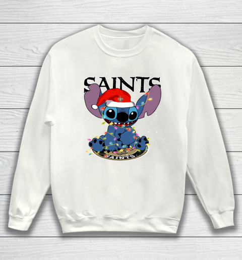 New Orleans Saints NFL Football noel stitch Christmas Sweatshirt