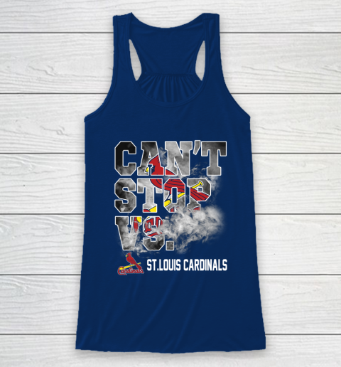 MLB St.Louis Cardinals Baseball Can't Stop Vs Cardinals Racerback Tank 6