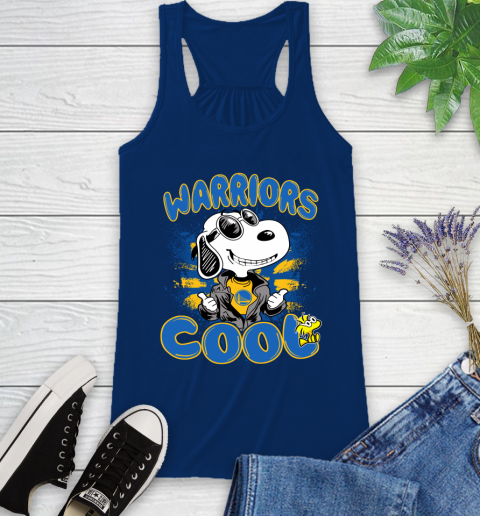 NBA Basketball Golden State Warriors Cool Snoopy Shirt Racerback Tank 6