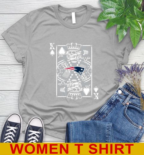 New England Patriots NFL Football The King Of Spades Death Cards Shirt Women's T-Shirt 5