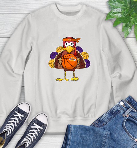 Los Angeles Lakers Turkey thanksgiving day Sweatshirt