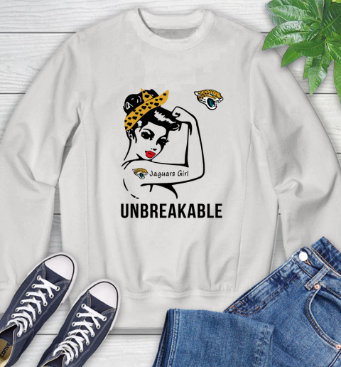NFL Jacksonville Jaguars Girl Unbreakable Football Sports Sweatshirt