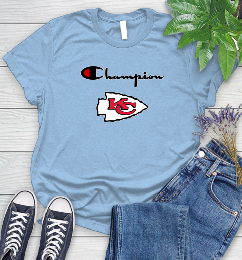 NFL Football Kansas City Chiefs Champion Shirt Women's T-Shirt 6