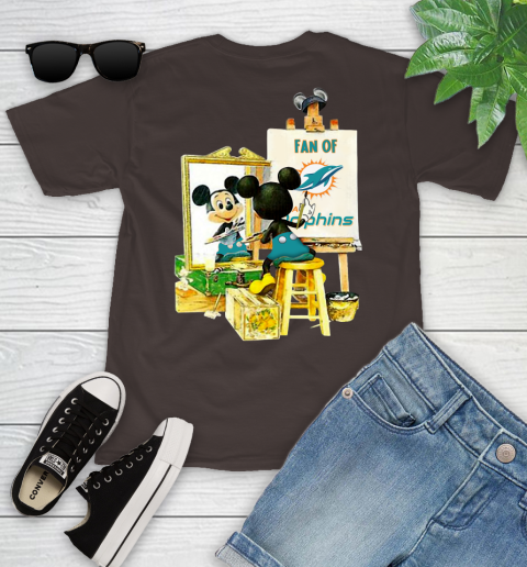 NFL Football Miami Dolphins Mickey Drawing Shirt 99