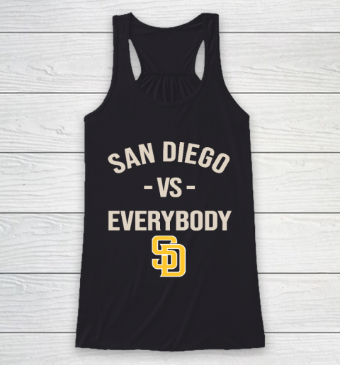 San Diego Padres Vs Everybody Racerback Tank