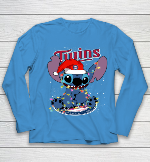 Minnesota Twins MLB noel stitch Baseball Christmas Youth Long Sleeve 4